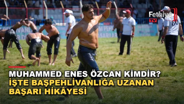 Seydikemerli genç güreşçi Muhammed Enes Özcan, Elmalı'daki müsabakanın ardından başpehlivanlık boyuna yükseldi.