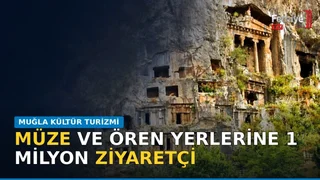 Muğla'daki müze ve ören yerlerini 2025 yılında ziyaret eden kişi sayısı ve eser envanterine ait TÜİK verileri.