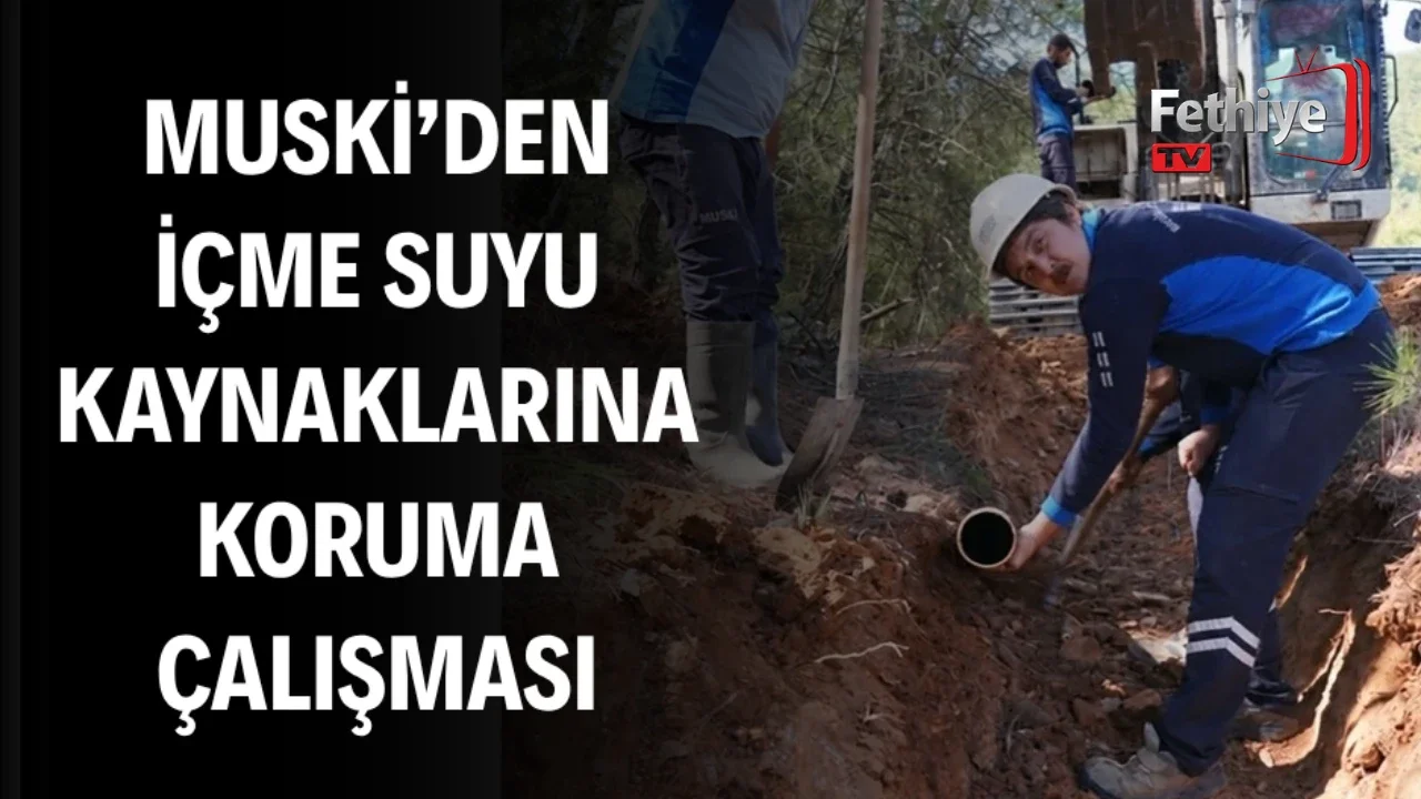 Menteşe Dağdibi Mahallesi'nde içme suyu kaynaklarındaki iyileştirme çalışmaları sürüyor
