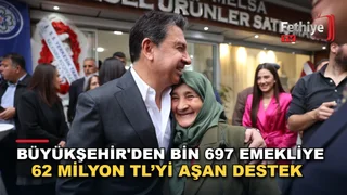 Muğla Büyükşehir Belediyesi emeklilere yönelik pazar, ekmek, su ve et desteği sağlıyor