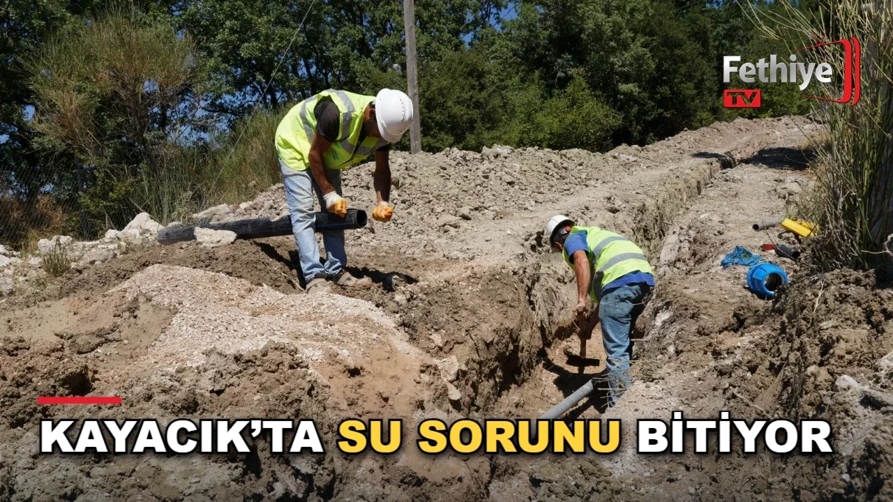 Kayacık’ta Su Sorunu Bitiyor