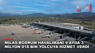 Milas-Bodrum Havalimanı'nda eylül ayında 677 bin 628 yolcuya hizmet verildiği açıklandı.