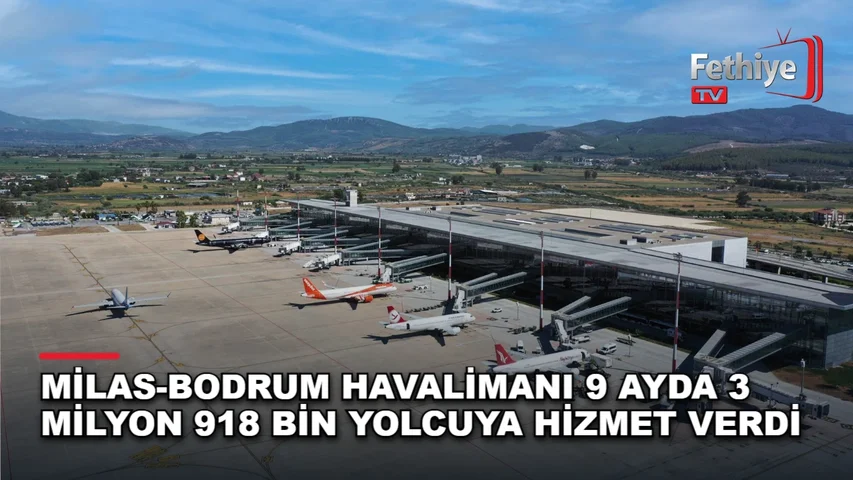 Milas-Bodrum Havalimanı'nda eylül ayında 677 bin 628 yolcuya hizmet verildiği açıklandı.