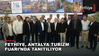 Fethiye'nin turizm potansiyeli ATF Antalya Turizm Fuarı'nda ziyaretçilere tanıtılıyor