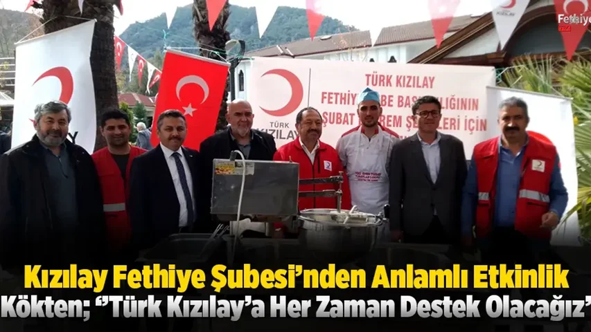 Kızılay Fethiye Şubesi’nden Anlamlı Etkinlik