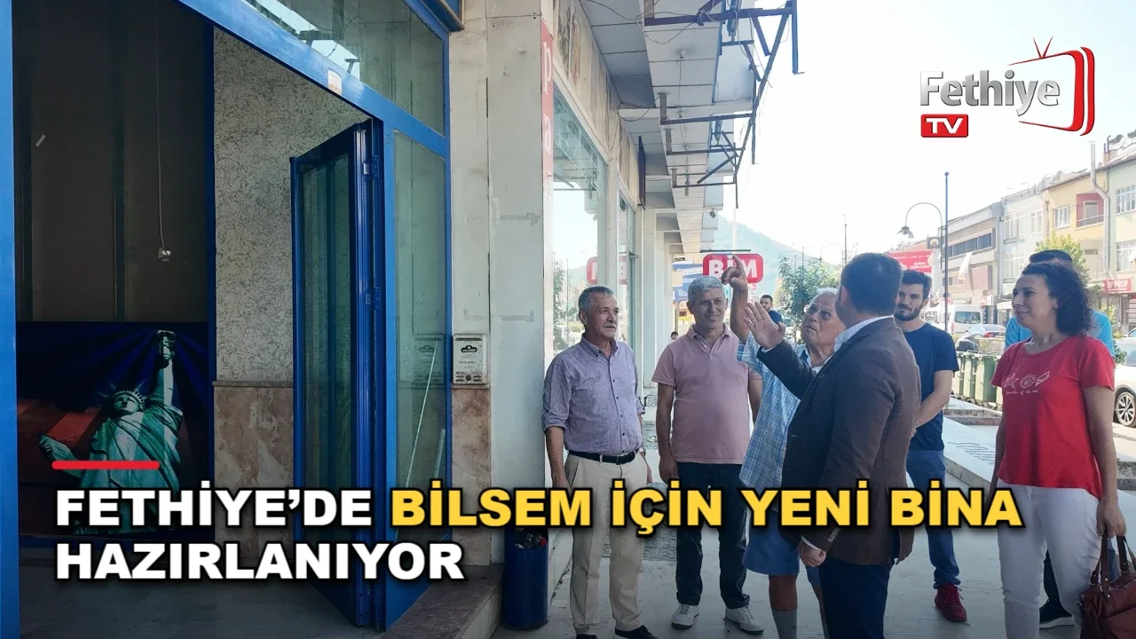 Fethiye Kaymakamı ve İlçe Milli Eğitim Müdürü BİLSEM binasında inceleme yaptı