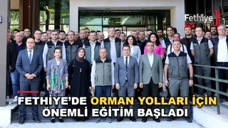Orman Genel Müdürlüğü personeline Fethiye Ömer Eşen Eğitim Merkezi'nde orman yolları etüt eğitimi verildi