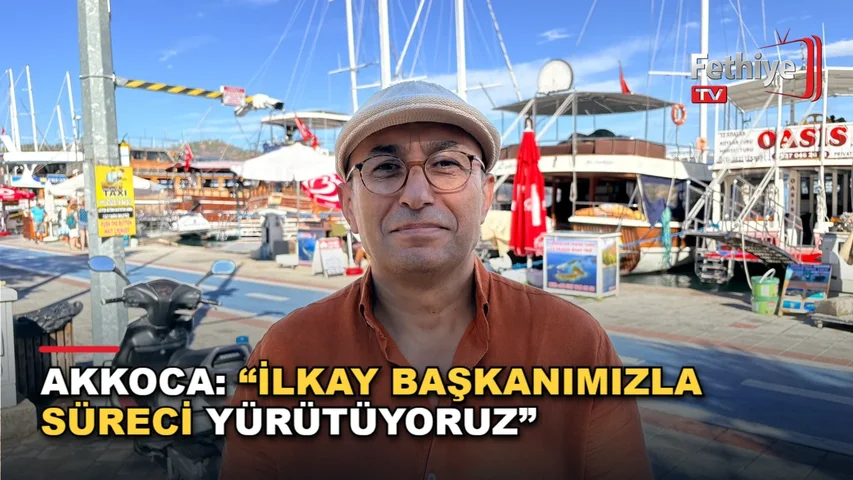 Fethiye'de dalış okulu sahibi Mehmet Cenk Ozan Akkoca, İMEAK Deniz Ticaret Odası seçimlerinde İlkay Tugay'a destek verdi
