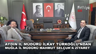 Aydın ve Muğla aile sosyal hizmetler müdürlerinin makam ziyaretinde çalışmalar değerlendirildi