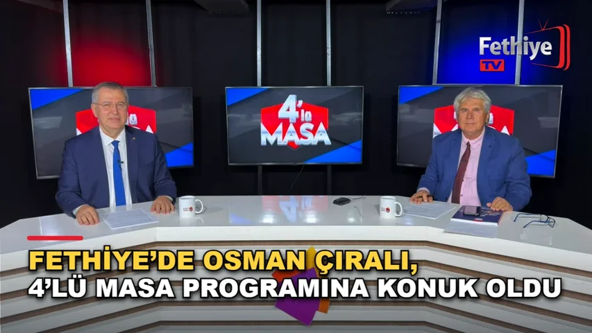Fethiye Ticaret ve Sanayi Odası Başkanı Osman Çıralı programda konuştu