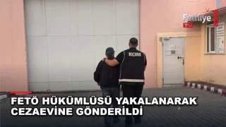 Muğla İl Emniyet Müdürlüğü ekiplerinin FETÖ operasyonunda yakalanan şahıs cezaevine teslim edildi