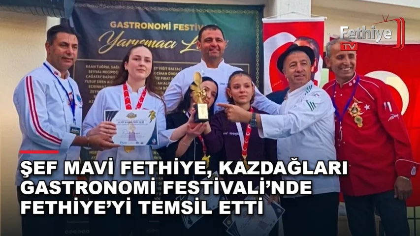 Şef Mavi Fethiye Profesyonel Aşçılar Derneği üyeleri gastronomi festivalinde yöresel lezzetleri temsil etti
