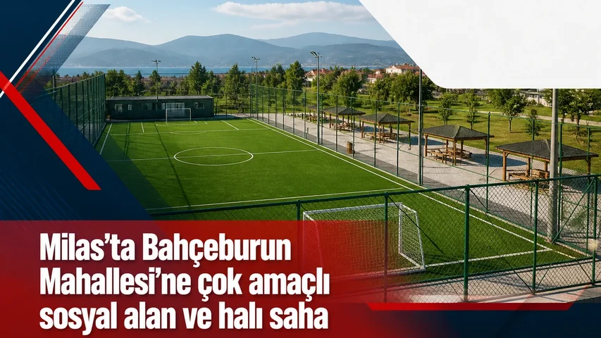 Temsili görsel: Bahçeburun Mahallesi'nde temeli atılacak çok amaçlı sosyal alan ve modern halı saha projesi.