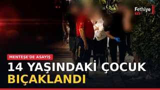 Menteşe Kent Meydanı'nda gece saatlerinde iki kişinin kavgası bıçaklı saldırıya dönüştü.