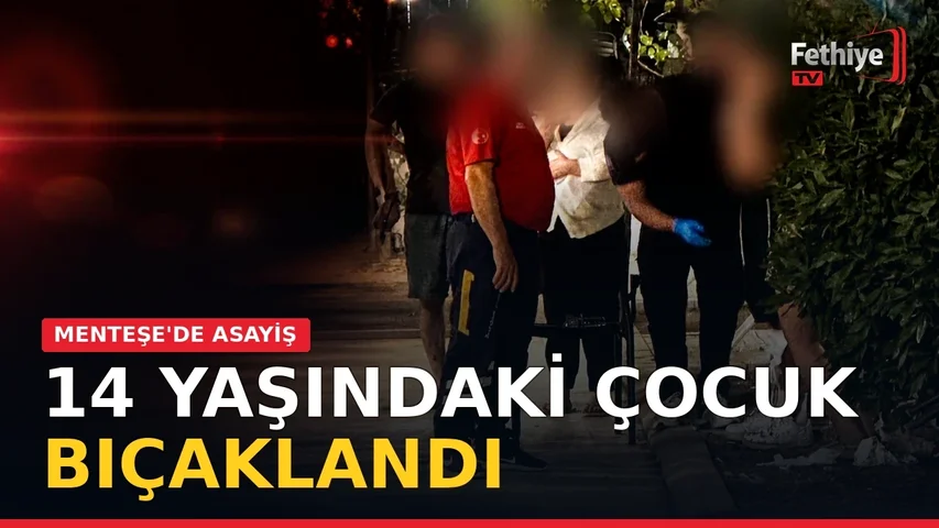 Menteşe Kent Meydanı'nda gece saatlerinde iki kişinin kavgası bıçaklı saldırıya dönüştü.