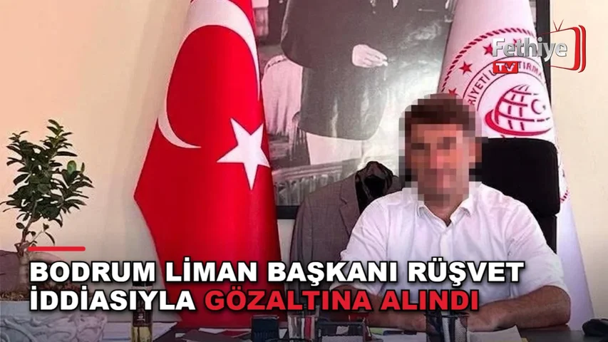 Bodrum Liman Başkanlığı'nda usulsüz para iddiasına yönelik yürütülen soruşturma kapsamında gözaltı işlemi gerçekleştirildi.