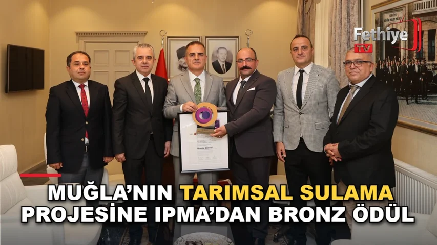 Muğla tarımsal sulama projesi Japonya'da bronz ödül kazandı