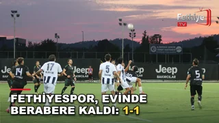Fethiyespor ile 12 Bingölspor, Fethiye İlçe Stadı'nda 1-1 berabere kaldı