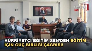 Hürriyetçi Eğitim Sen'in Fethiye'de düzenleyeceği eğitim kongresi için paydaş ziyaretleri