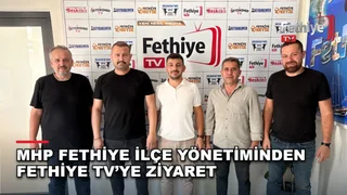 MHP Fethiye İlçe Başkanı Tuğrul Öztürkçü ve yönetimi, Fethiye TV'yi ziyaret ederek yerel basın yetkilileriyle görüştü.