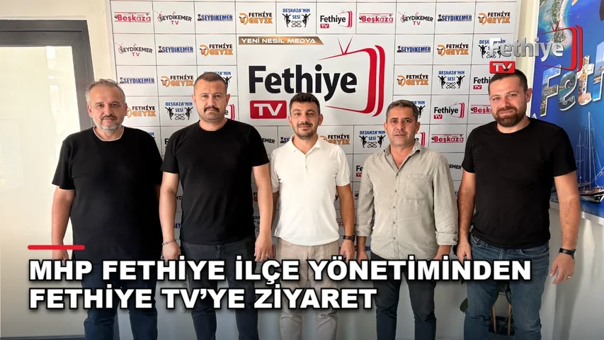 MHP Fethiye İlçe Başkanı Tuğrul Öztürkçü ve yönetimi, Fethiye TV'yi ziyaret ederek yerel basın yetkilileriyle görüştü.