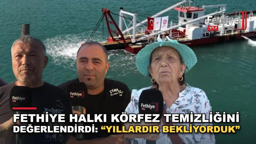 Fethiye Körfezi dip çamuru temizliği projesi kapsamında körfezde yürütülecek çalışmalar değerlendiriliyor
