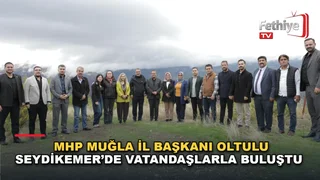 MHP Muğla İl Başkanı Emrah Oltulu Seydikemer mahalle ziyaretinde vatandaşlarla bir araya geldi