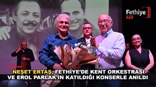 Fethiye Belediyesi Neşet Ertaş anma konserinde sanatçılar Özer Olgun Kültür Merkezi’nde sahne aldı