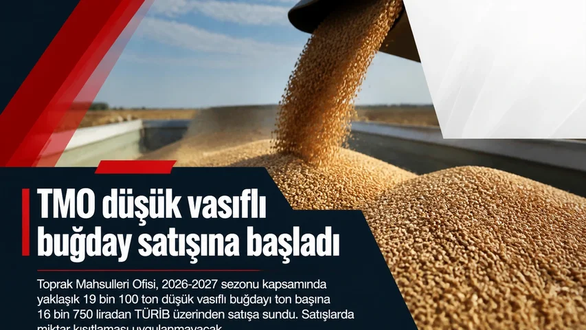 Temsili görsel: Toprak Mahsulleri Ofisi yetkilileri, düşük vasıflı buğday satışlarını TÜRİB üzerinden ton başına 16 bin 750 liradan başlattı.
