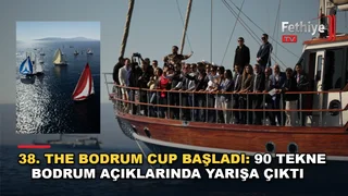 Bodrum açıklarında düzenlenen 38. The Bodrum Cup yelken yarışında tekneler ve yelkenciler mücadele ediyor