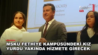 Muğla Sıtkı Koçman Üniversitesi Rektörü Turhan Kaçar, Fethiye kız yurdu hakkında açıklama yaptı