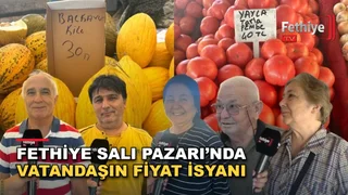 Fethiye Salı Pazarı’nda alışveriş yapan vatandaşlar pazar fiyatlarını ve alım güçlerini değerlendirdi