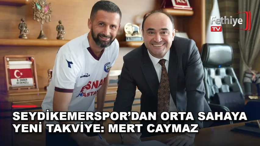 Seydikemerspor'un yeni transferi Mert Caymaz, bordo-mavili kulüpte başarılar diliyor.