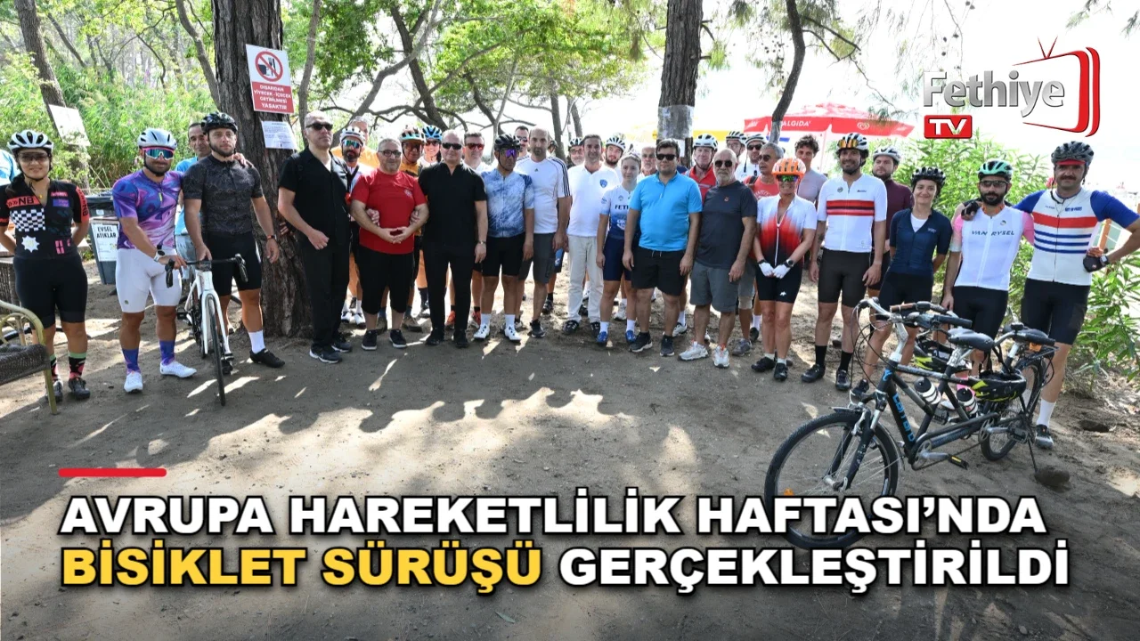 Avrupa Hareketlilik Haftası’nda Bisiklet Sürüşü Gerçekleştirildi