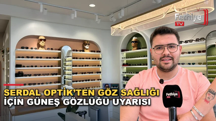 Fethiye'de optisyen Berat Öğüt, kış aylarında güneş gözlüğü kullanımının göz sağlığı için önemini anlattı