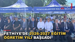 Fethiye Kaymakamı Fatih Akkaya, yeni eğitim yılı açılış töreninde öğrencilere seslendi