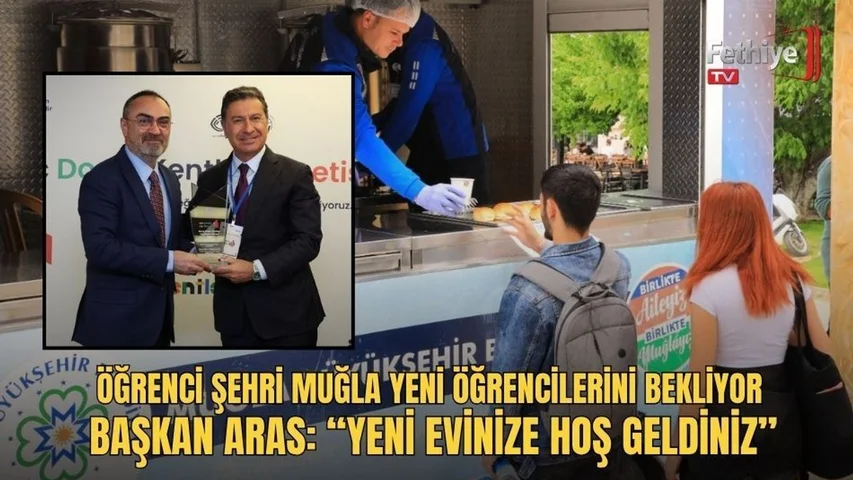 Muğla Büyükşehir Belediyesi yetkilileri, üniversite öğrencilerine yönelik destek hizmetlerini anlatıyor.