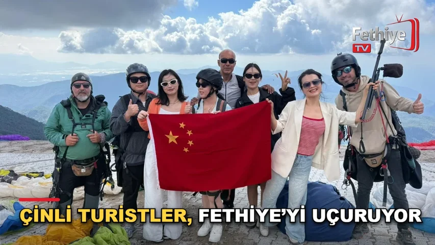 Fethiye Babadağ'da yamaç paraşütü yapan Çinli turist sayısındaki artış
