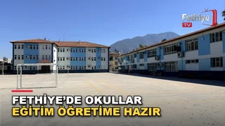 Fethiye'de okullar yeni eğitim öğretim yılına hazırlanıyor