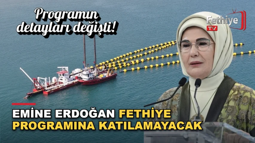 Fethiye Körfezi dip çamuru temizliği ve MAPA-Şamandıra Sistemi lansmanı tanıtım programı düzenlendi.