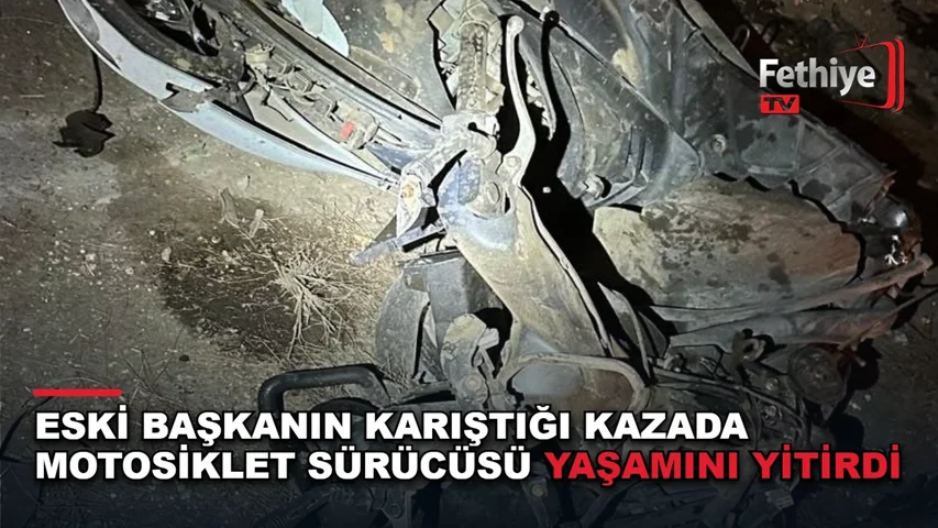 Marmaris Datça yolunda kamyonet ile motosikletin çarptığı kazada bir kişi yaşamını yitirdi.