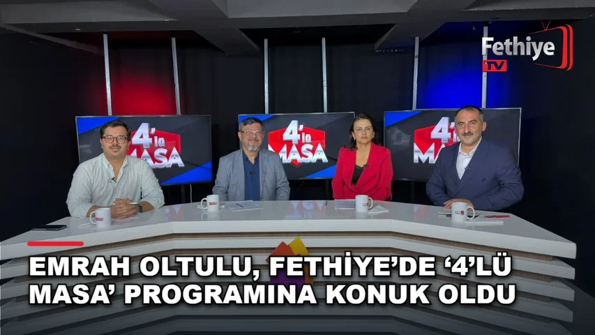 MHP Muğla İl Başkanı Emrah Oltulu, 4’lü Masa programında gündeme ilişkin değerlendirmelerde bulundu.