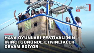 Fethiye Ölüdeniz Hava Oyunları Festivali'nde Beşkaza Meydanı ve Belcekız Plajı'nda etkinlikler sürüyor