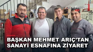 MHP Seydikemer İlçe Başkanı Mehmet Arıç Gerişburnu Sanayi Sitesi esnafını ziyaret etti