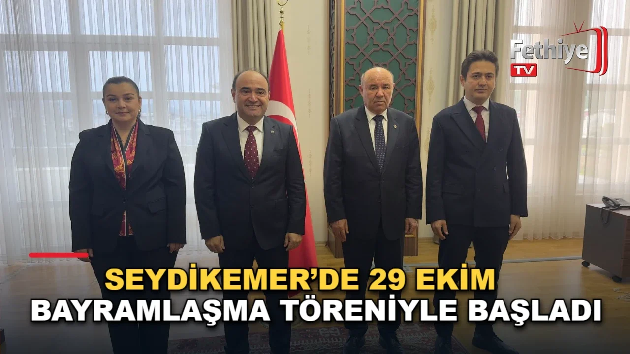 Seydikemer’de 29 Ekim Bayramlaşma Töreniyle Başladı