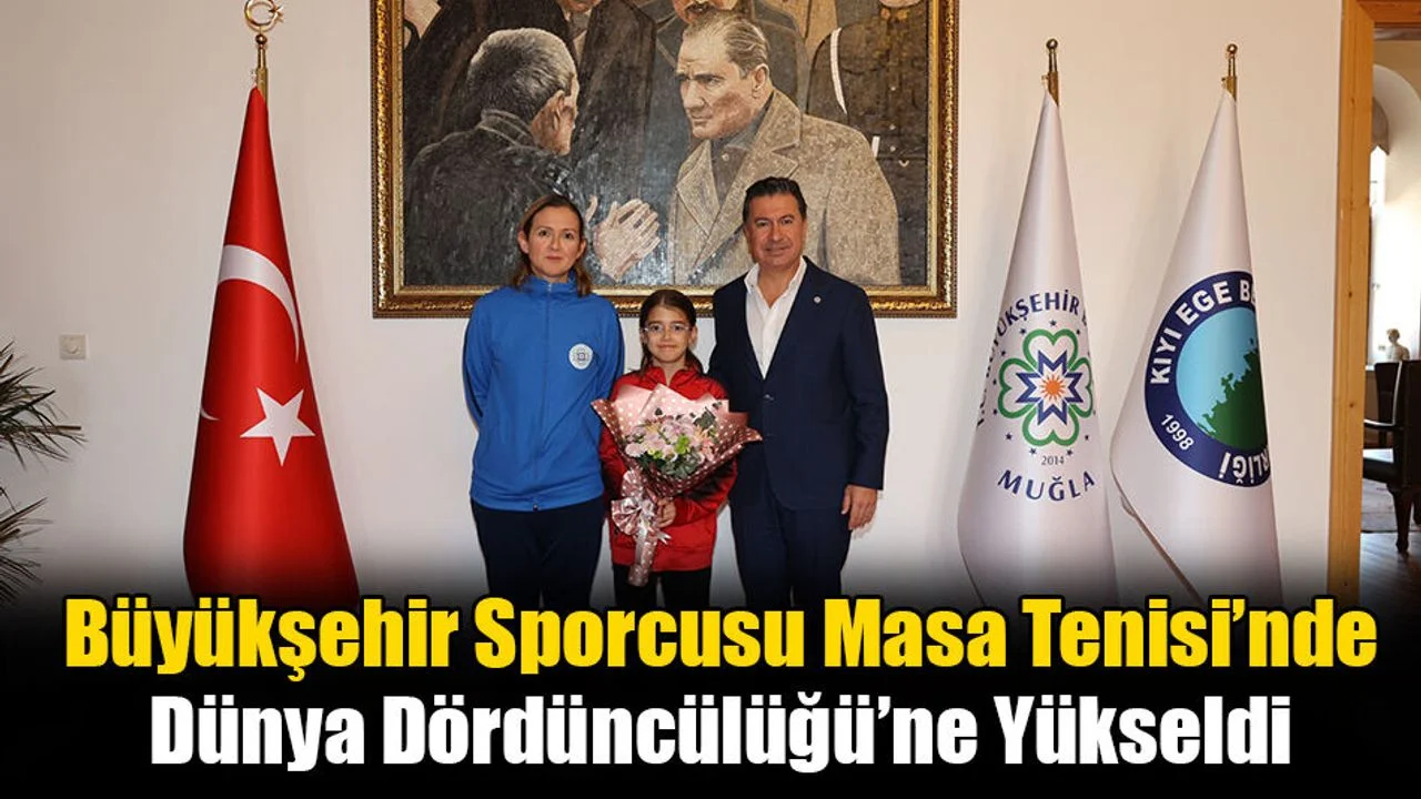 Büyükşehir Sporcusu Masa Tenisi’nde Dünya Dördüncülüğü’ne Yükseldi