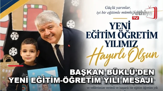 AK Parti Seydikemer İlçe Başkanı Ali Büklü'den yeni eğitim öğretim yılı mesajı
