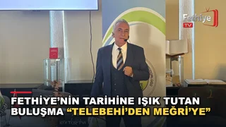 Em. Prof. Dr. İsa Kızgut, Fethiye Kültür Evi'nde düzenlenen etkinlikte Anadolu tarihini anlattı.