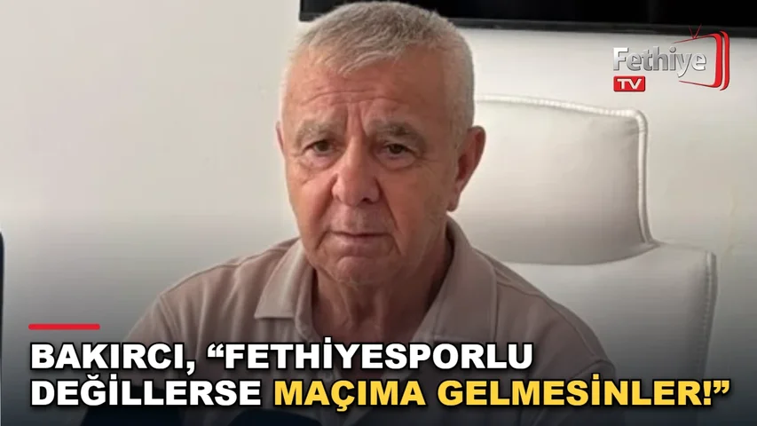 Fethiyespor Kulüp Başkanı Esat Bakırcı takımın geleceği hakkında açıklamalarda bulundu