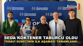 Kalp krizi tedavisi gören Seda Köktener, Fethiye'deki hastanede taburcu edildi